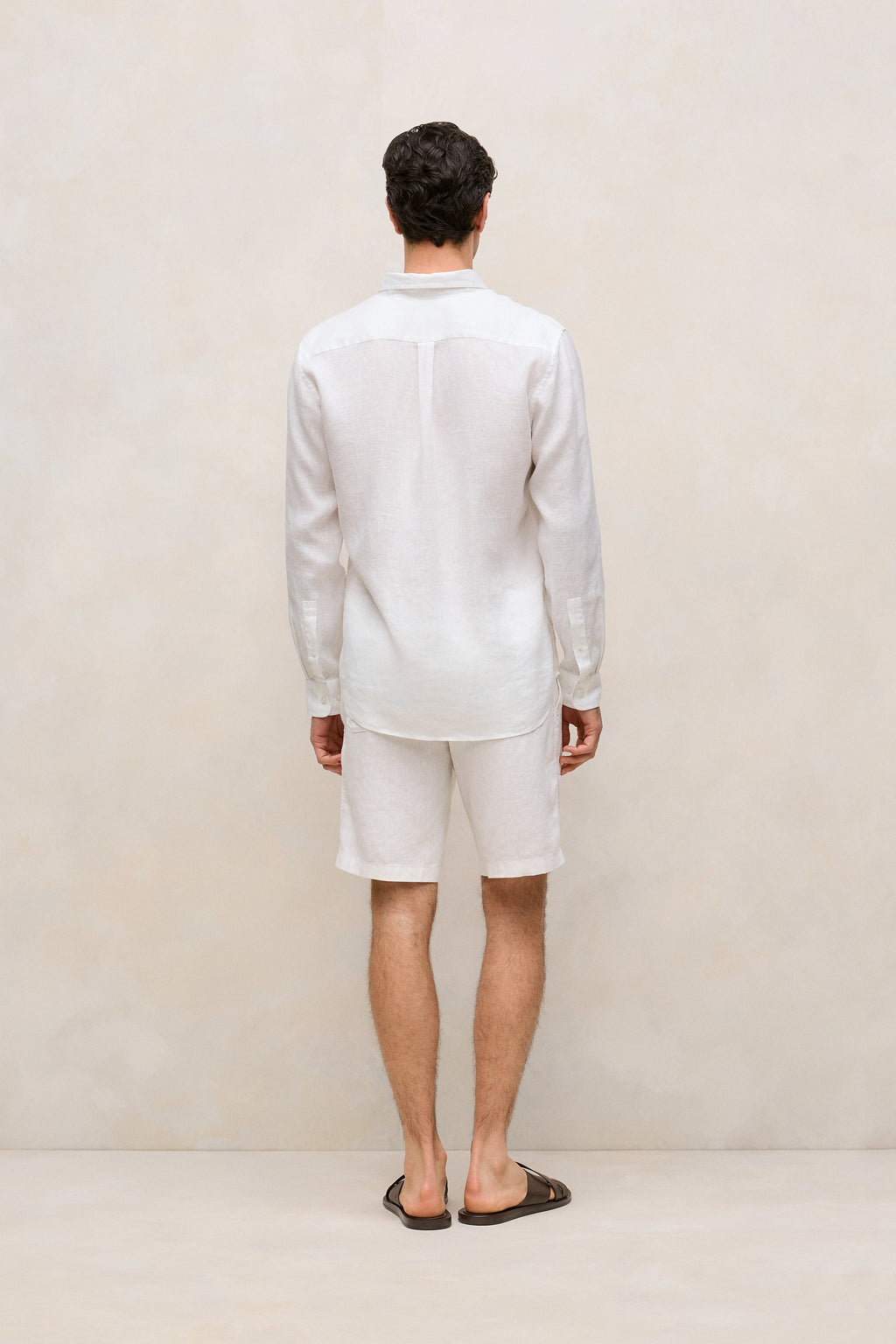 Regular Fit Linen Long Sleeve Shirt