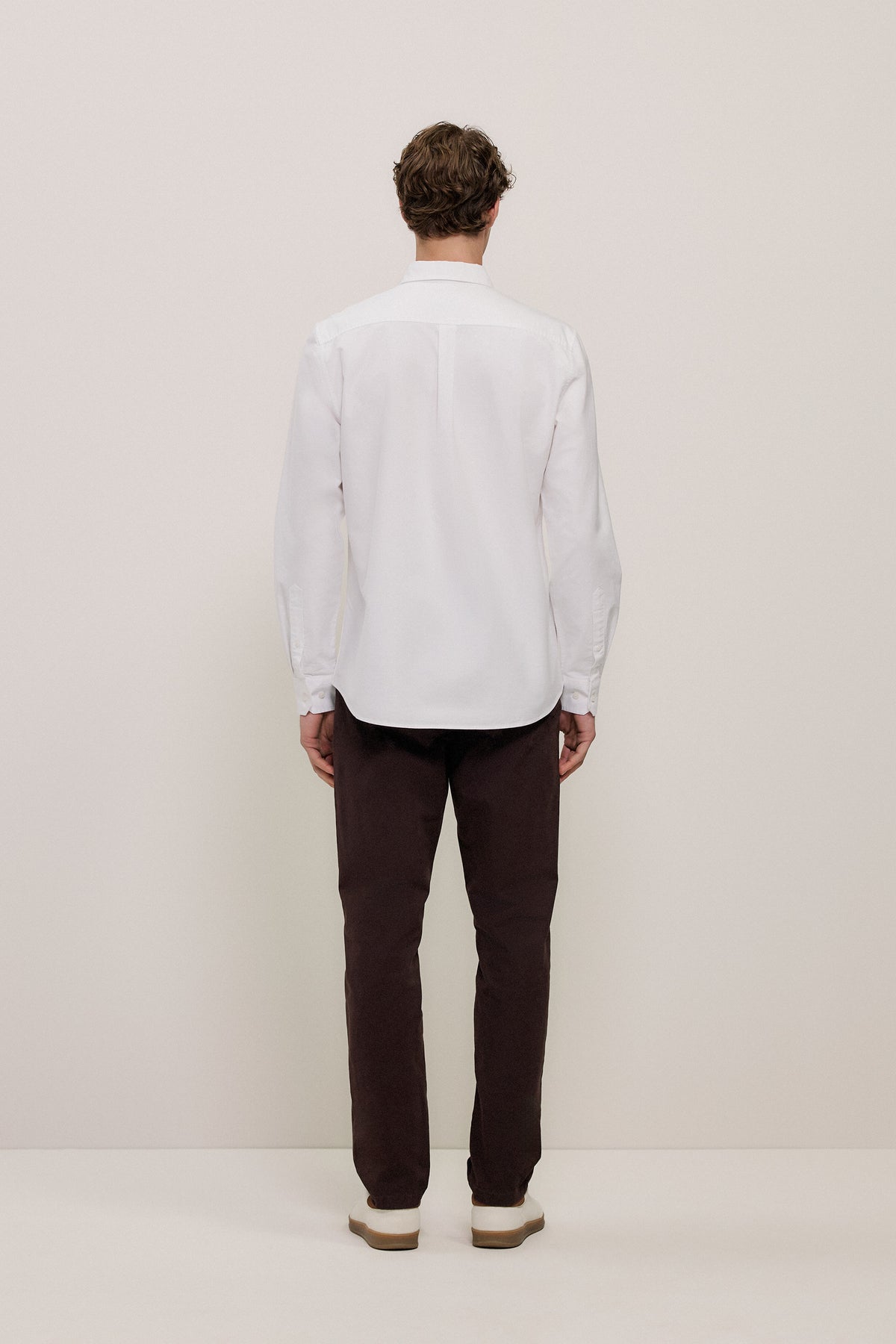 Regular Fit Cotton Monogram Oxford Shirt