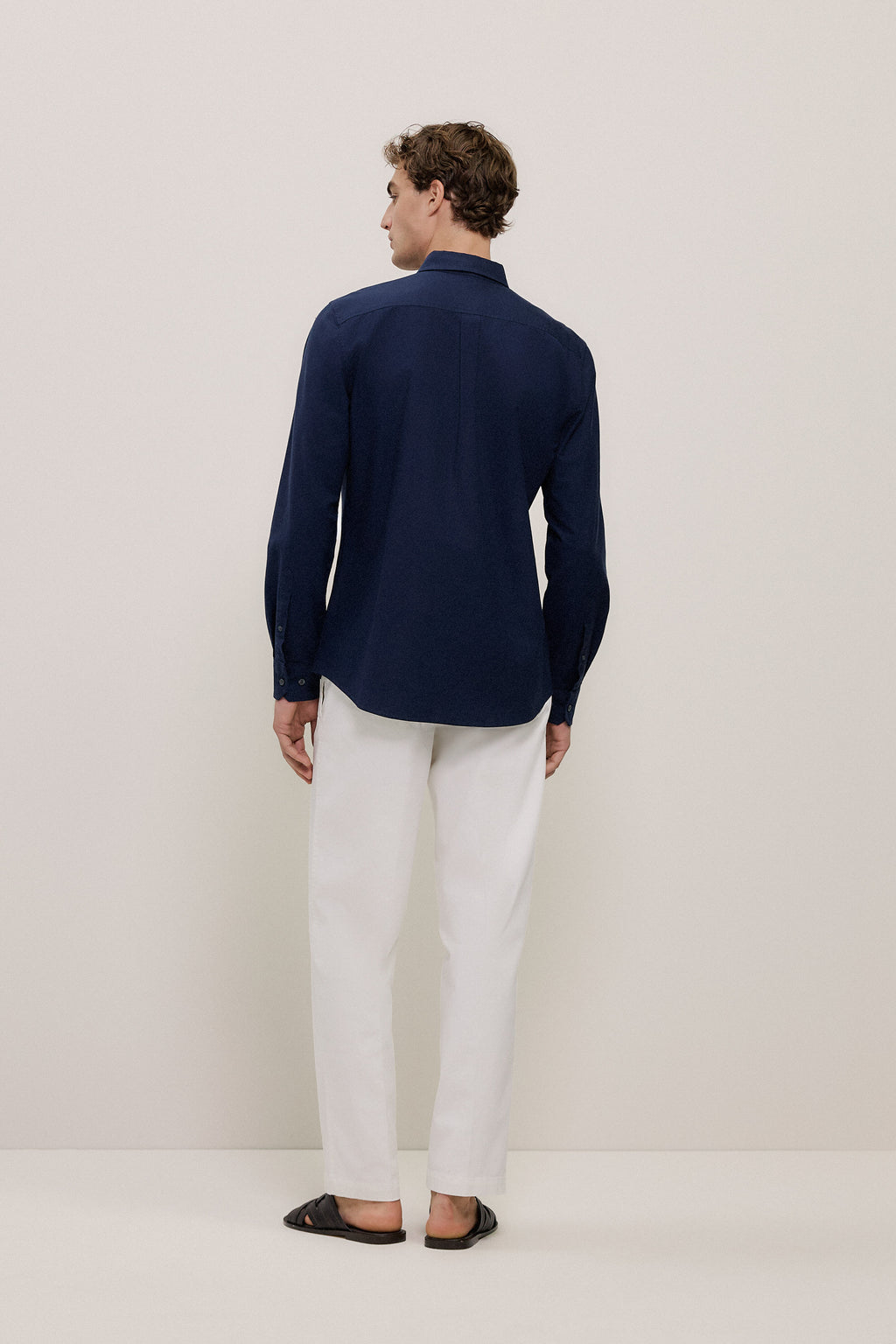 Regular Fit Cotton Monogram Oxford Shirt