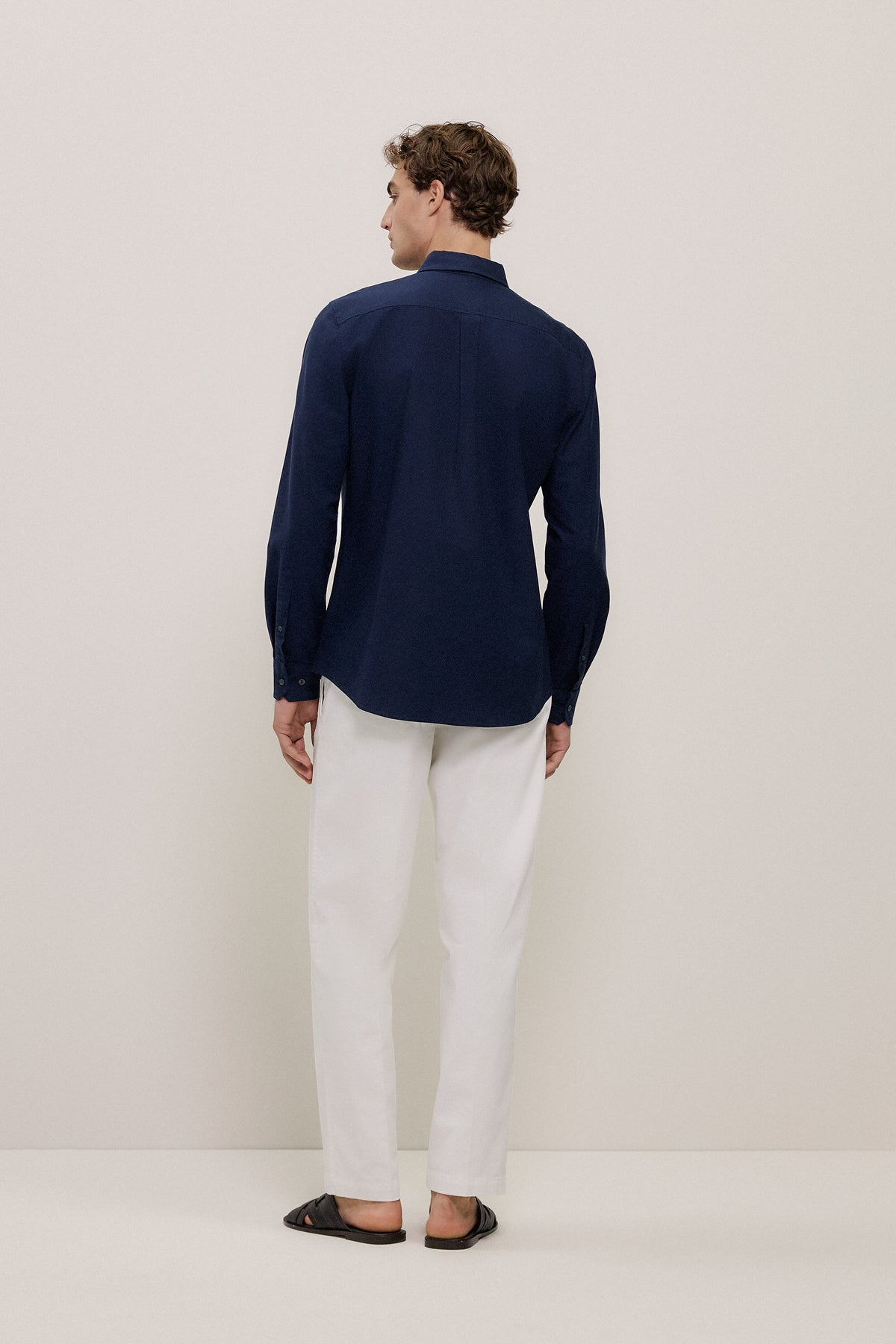 Regular Fit Cotton Monogram Oxford Shirt