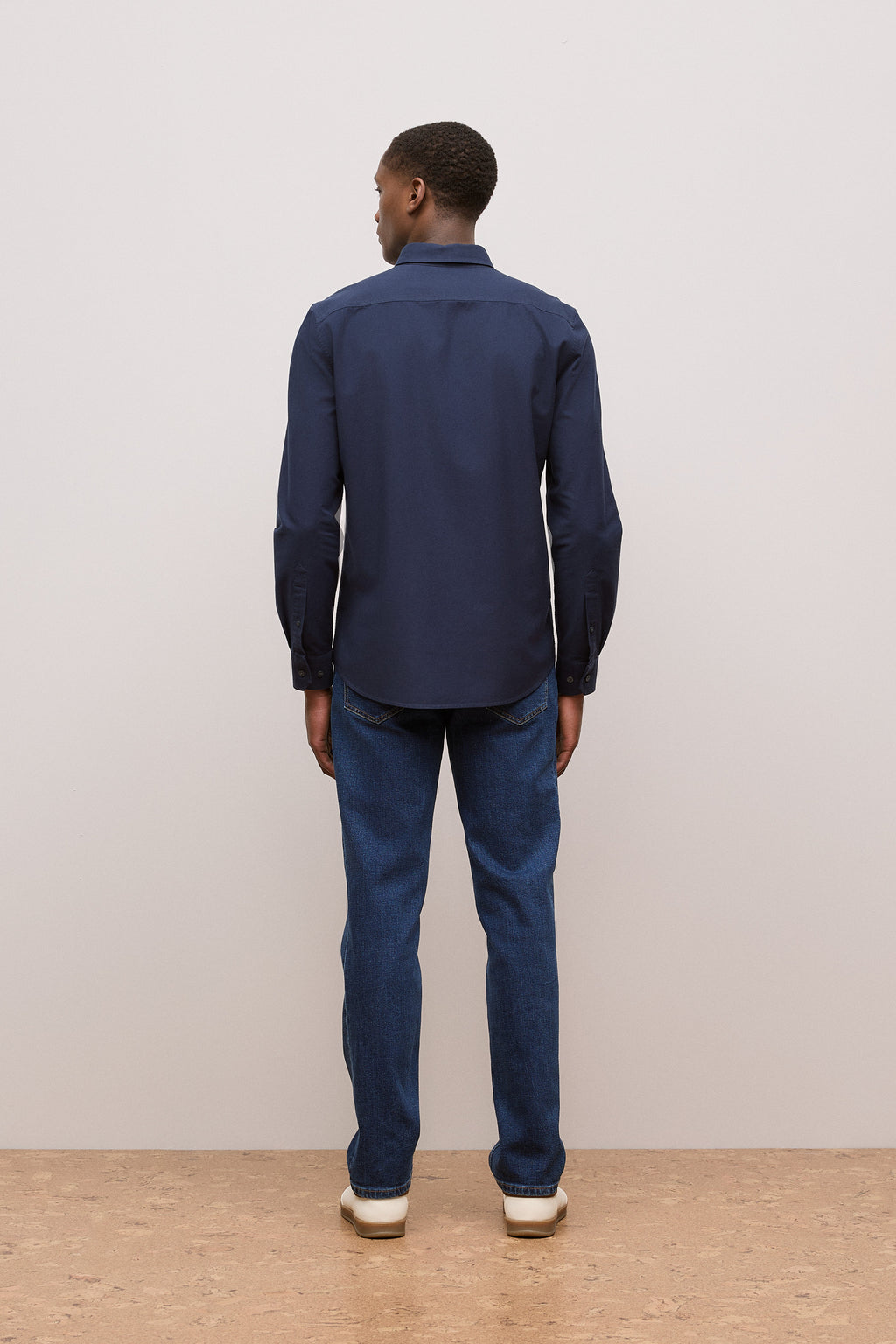 Tailored Fit Cotton Monogram Oxford Shirt