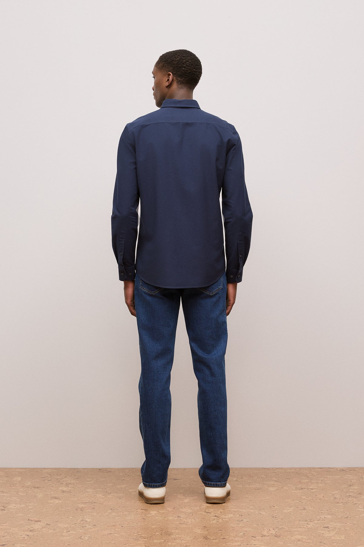 Tailored Fit Cotton Monogram Oxford Shirt