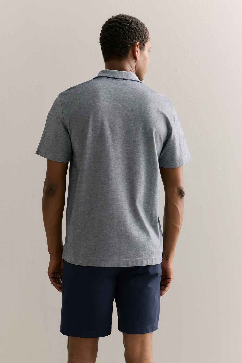 Mercerised Cotton Pique Tipped Polo
