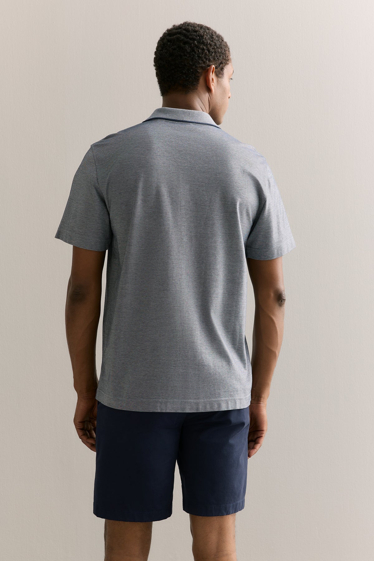 Mercerised Cotton Pique Tipped Polo