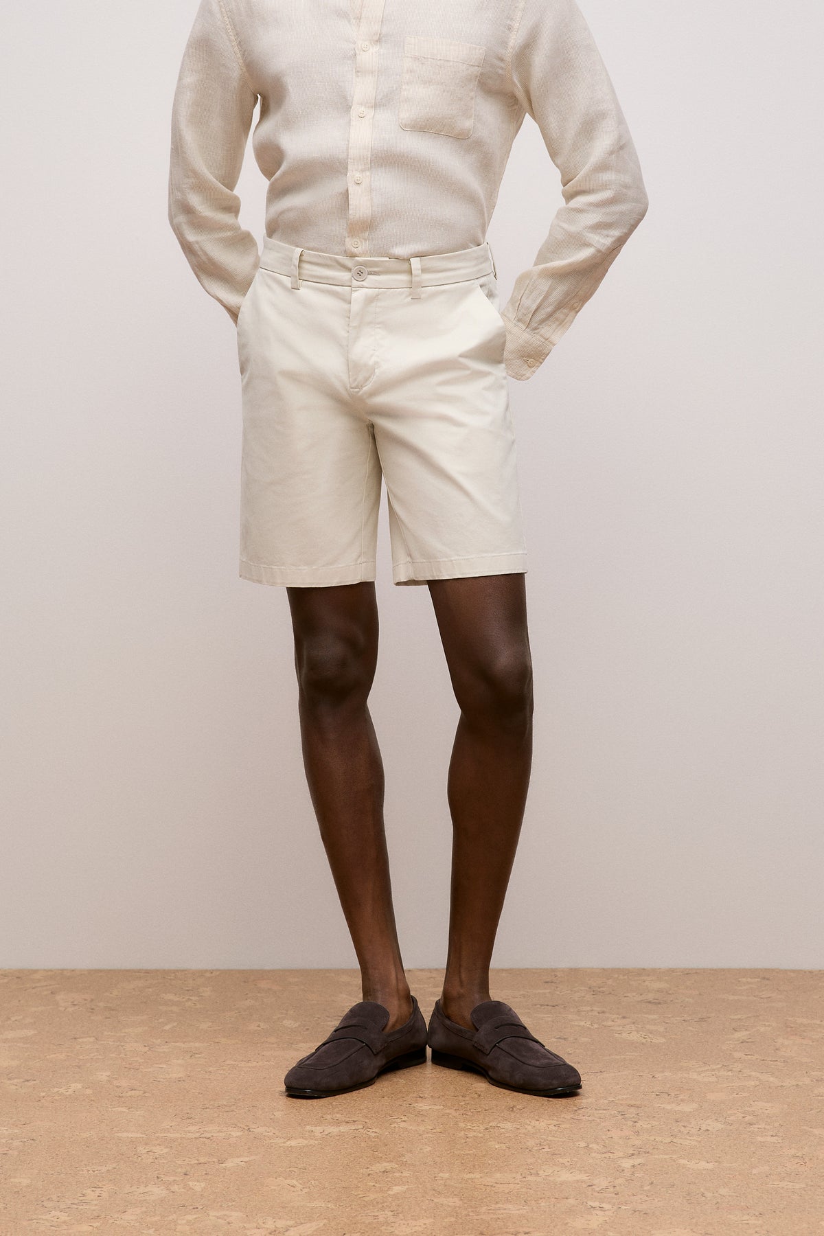 Cotton Twill Chino Short