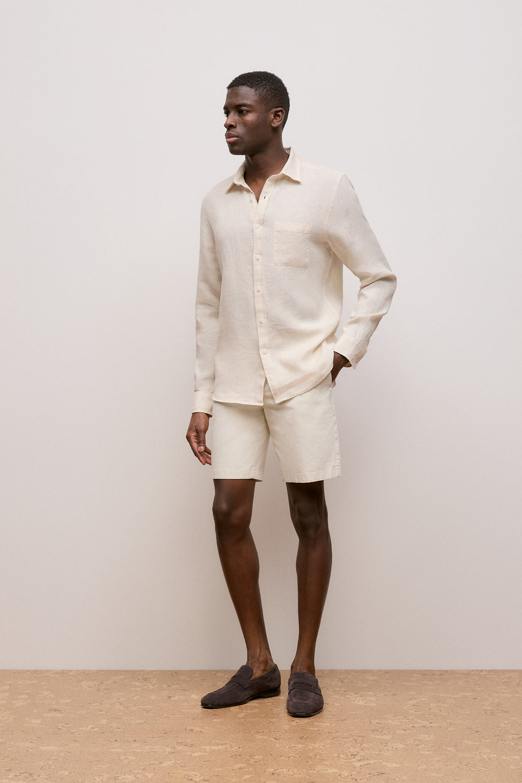 Cotton Twill Chino Short