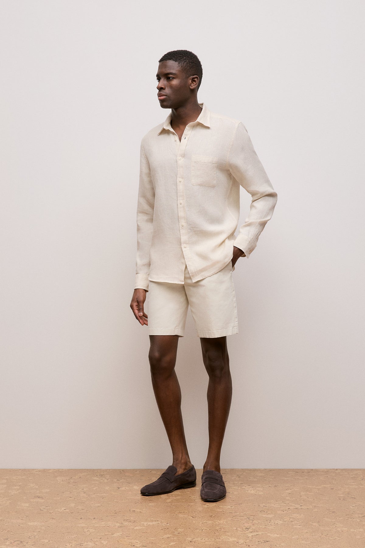 Cotton Twill Chino Short