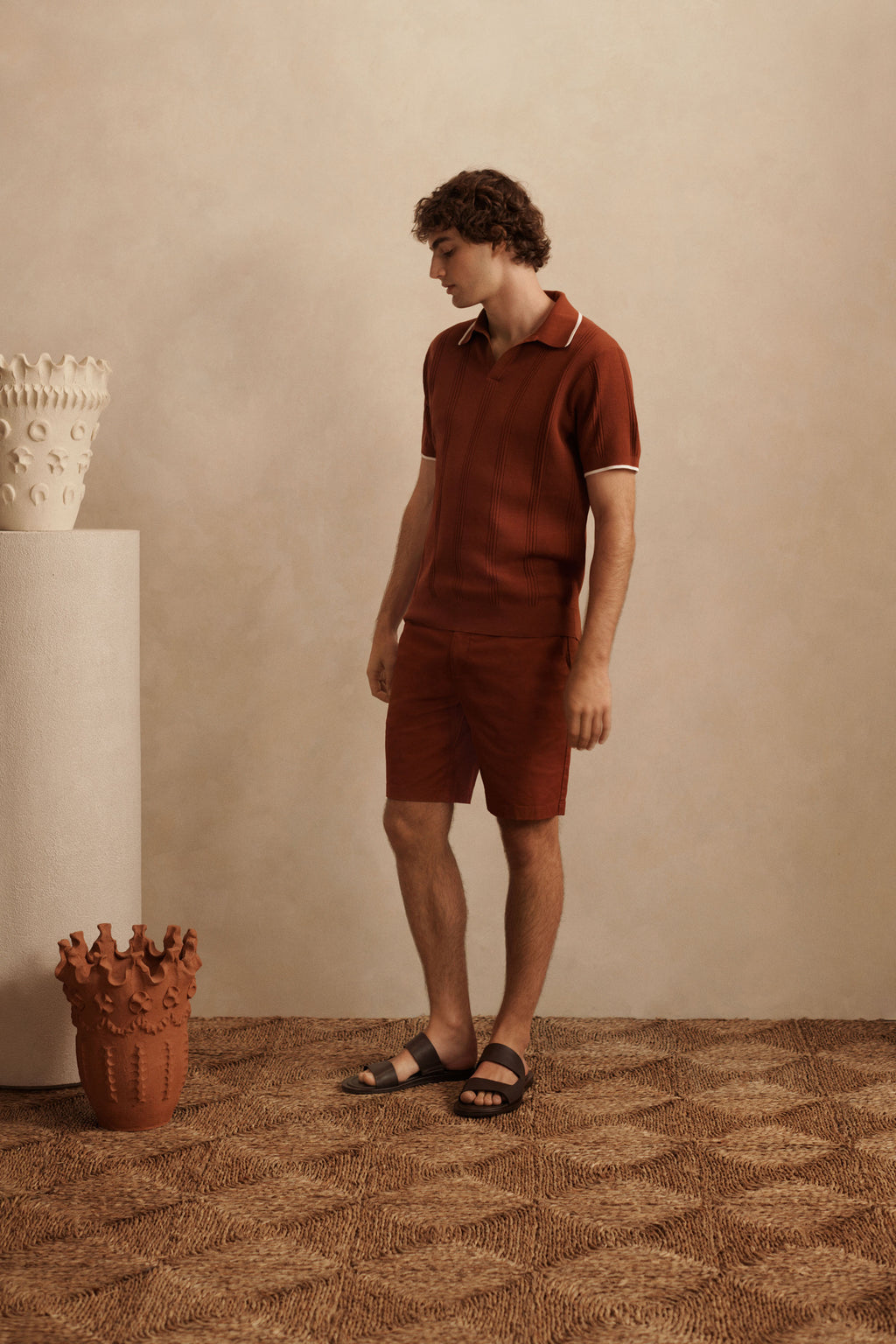Cotton Twill Chino Short