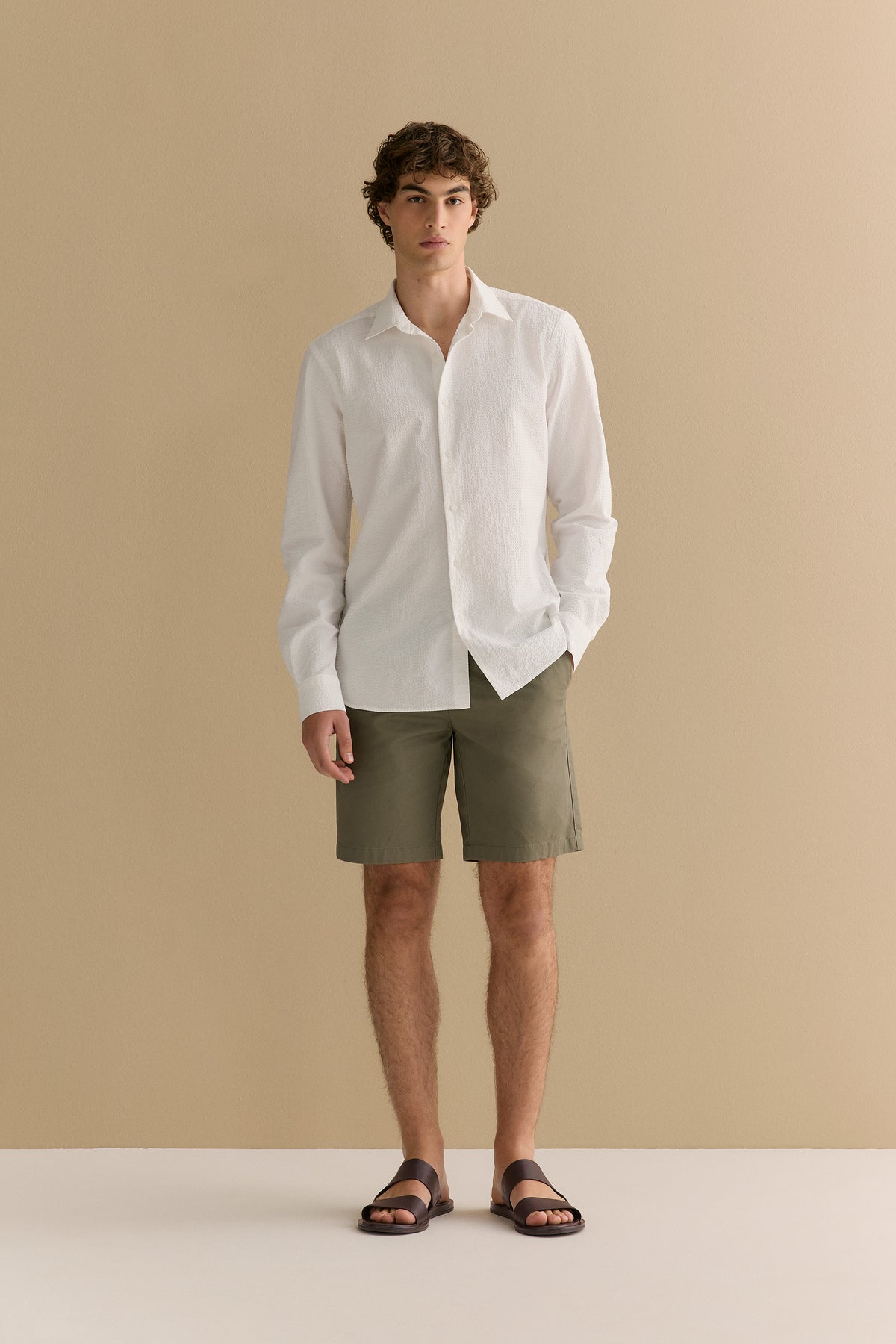 Cotton Twill Chino Short