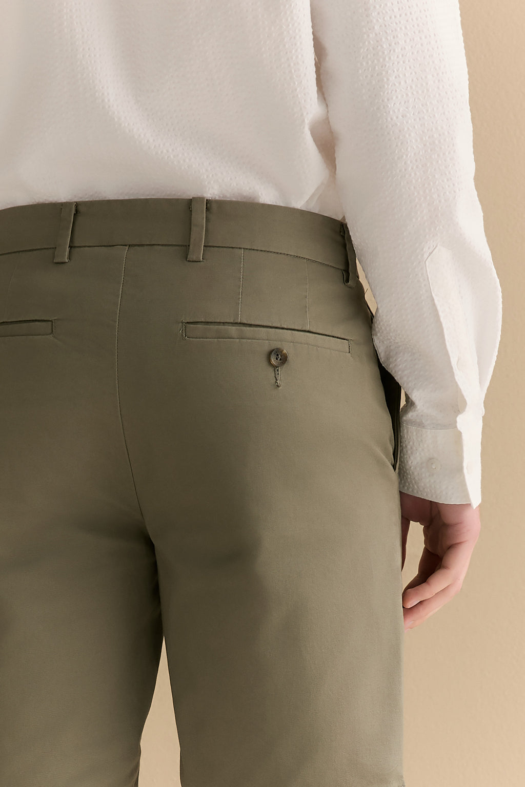 Cotton Twill Chino Short