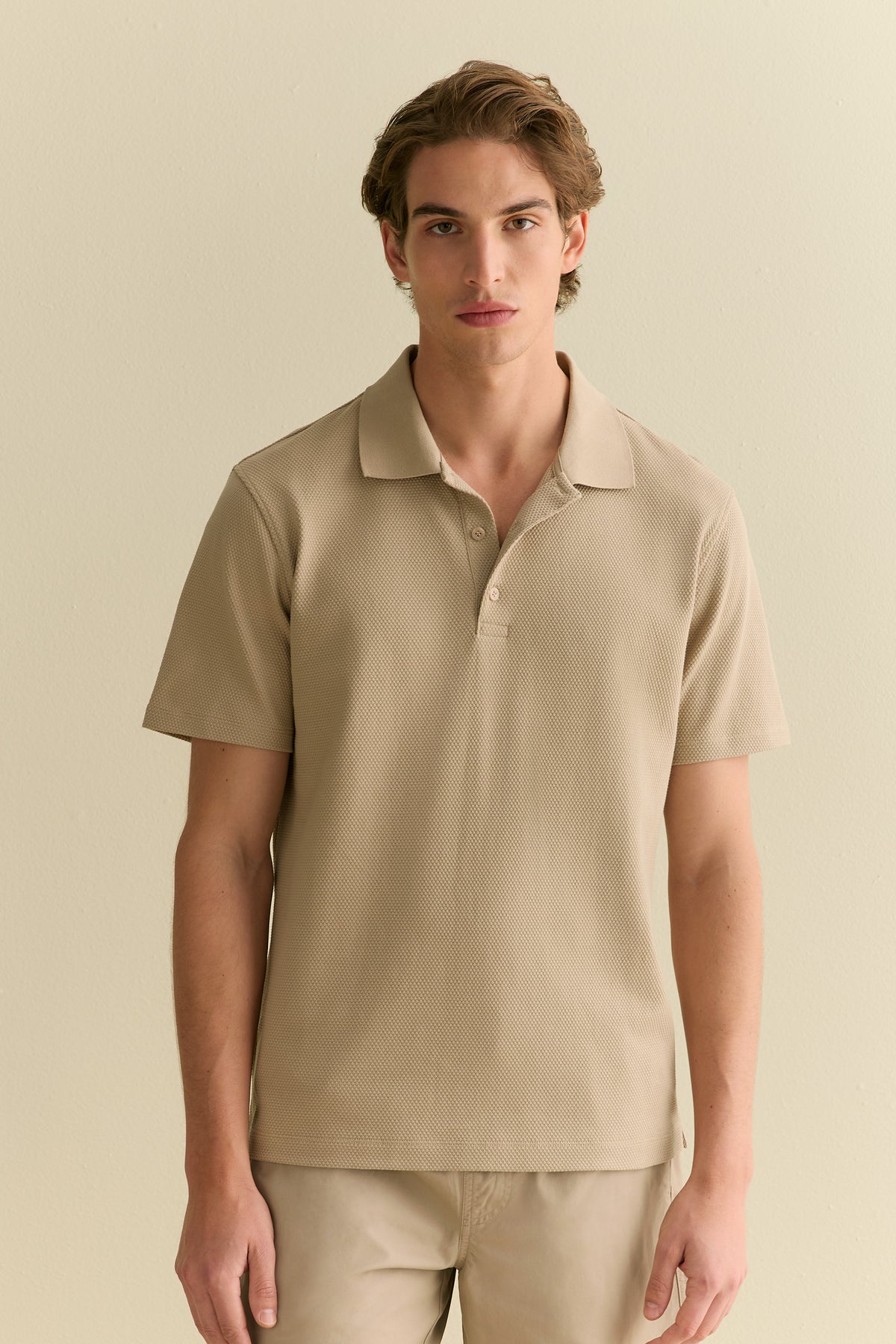 Cotton Jacquard Polo