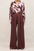 Pleat Detail Palazzo Pant