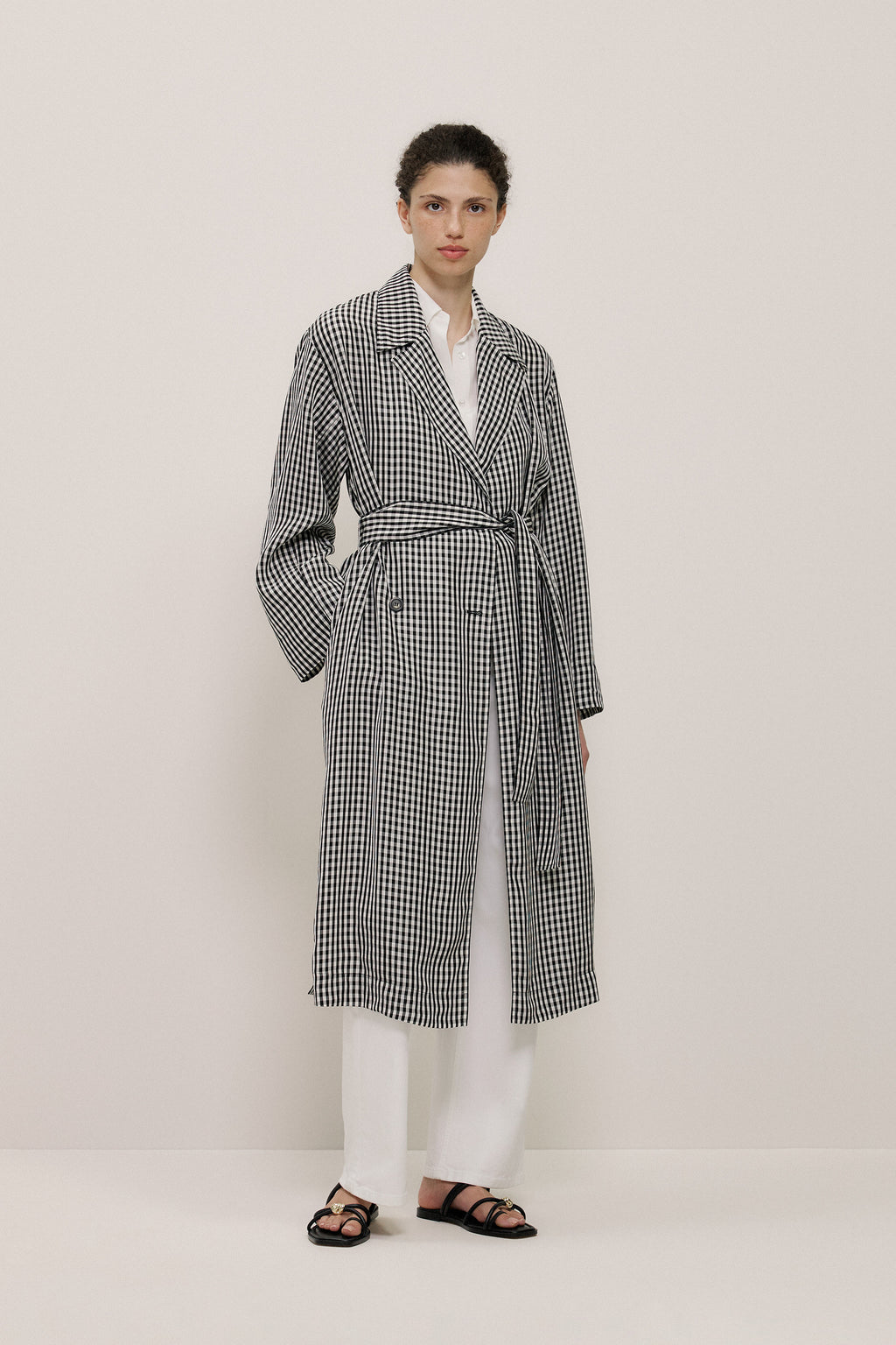Silk Concealed Placket Shirt