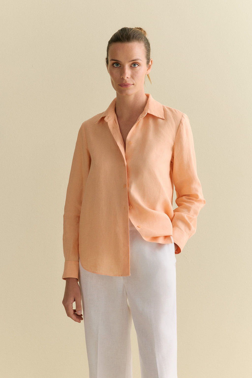 Delave Linen Long Sleeve Shirt