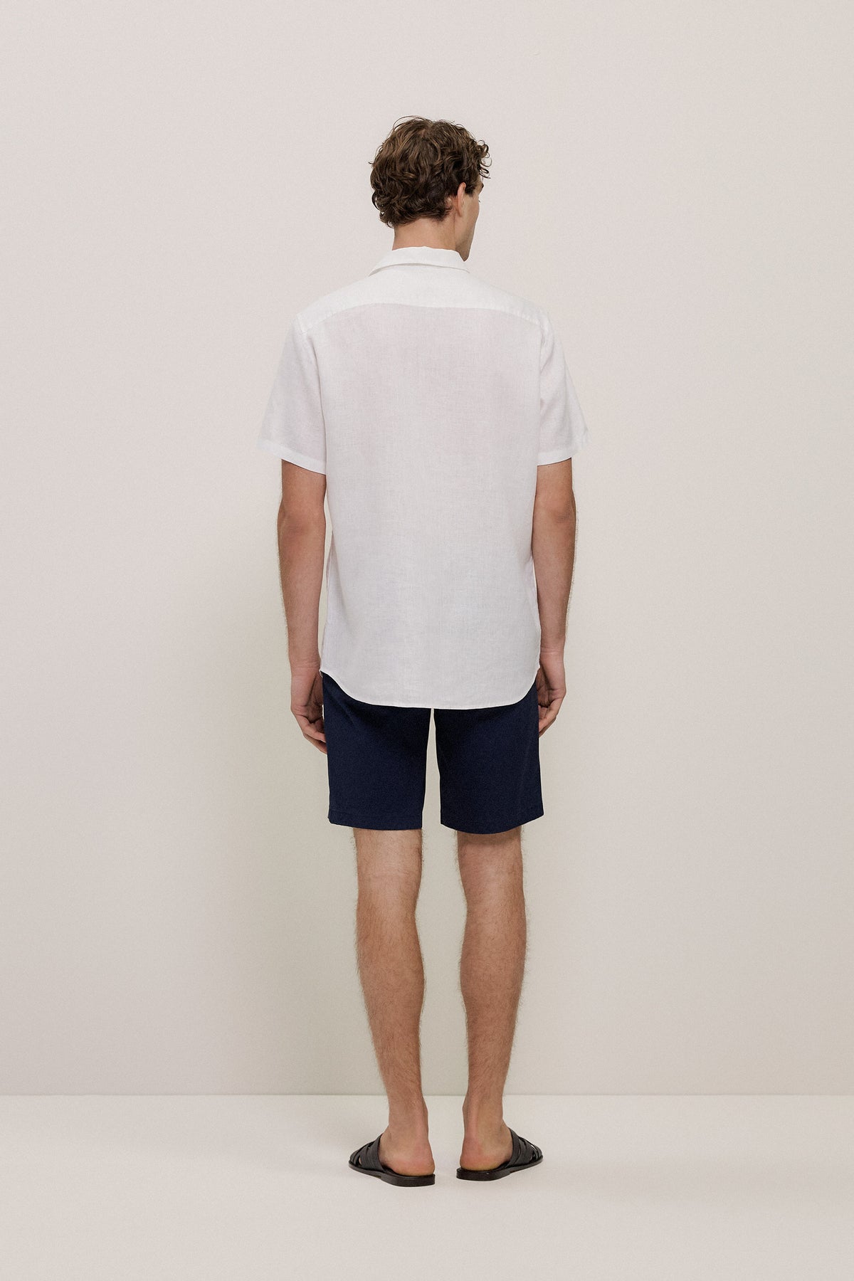 Regular Fit Linen Short Sleeve Shirt