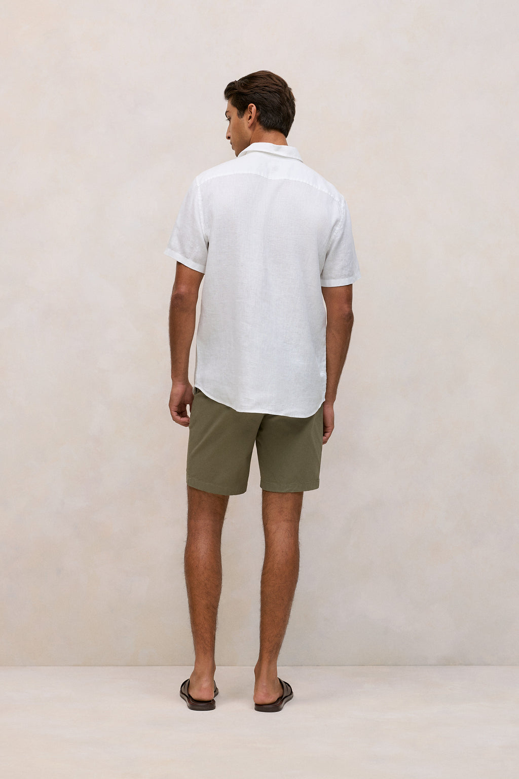 Regular Fit Linen Short Sleeve Shirt