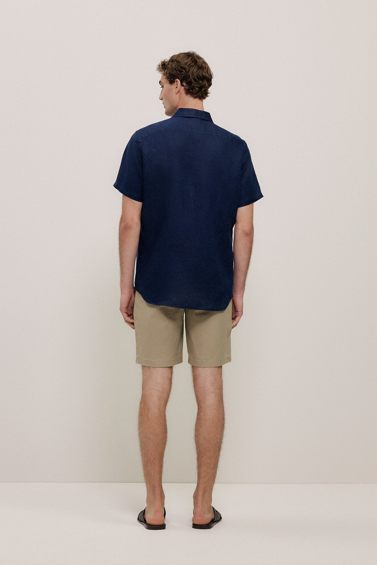 Regular Fit Linen Short Sleeve Shirt