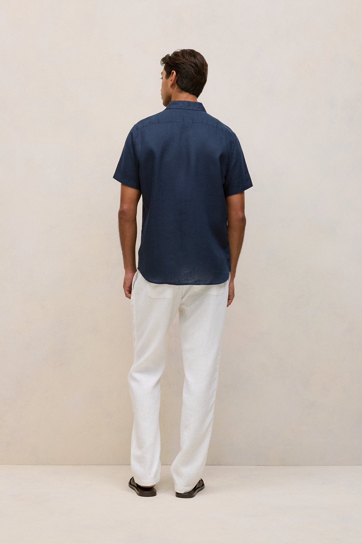 Regular Fit Linen Short Sleeve Shirt