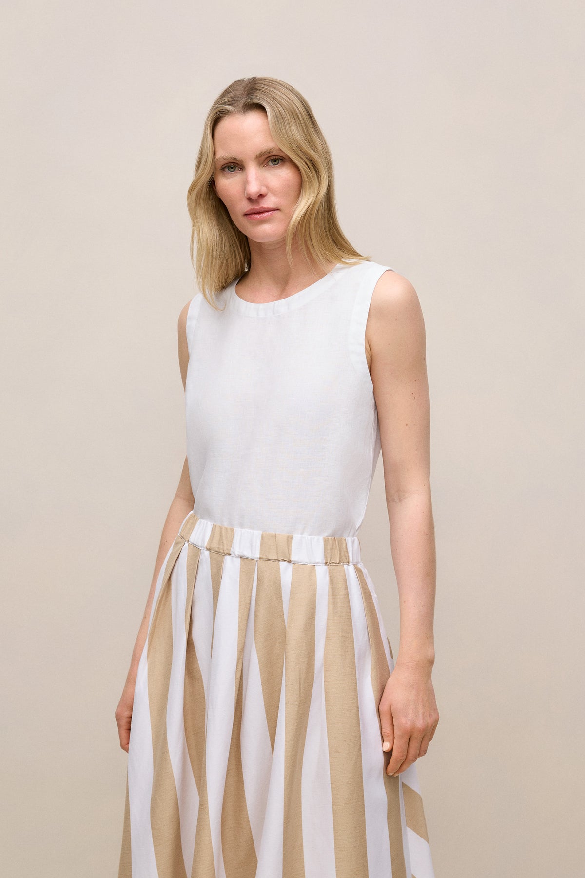 Delave Linen Shell Tank