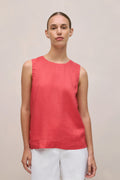 Delave Linen Shell Tank