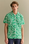 Regular Fit Abstract Geo Short Sleeve Shirt