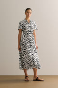 Modal Bold Geo Shirt Dress