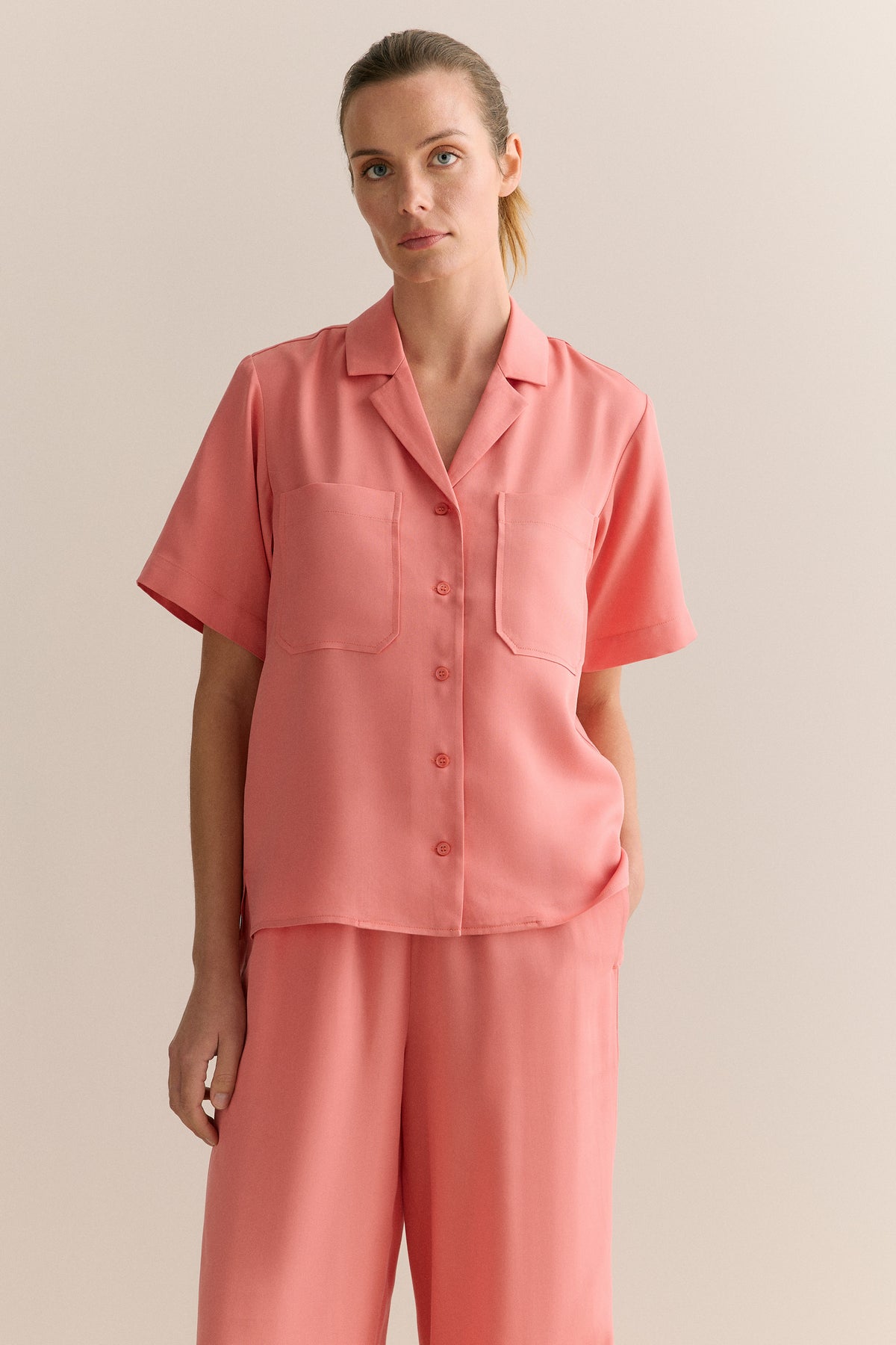 Pocket Detail Camp Shirt