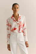 Boronia Silk Twill Camp Shirt