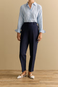 Linen Viscose Twill Tailored Pant