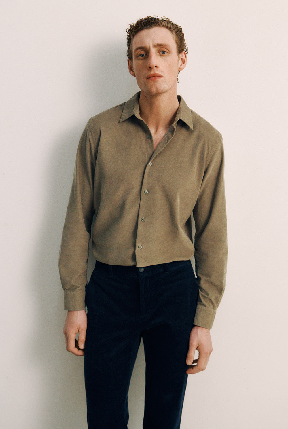 Regular Fit Featherwale Cord Shirt