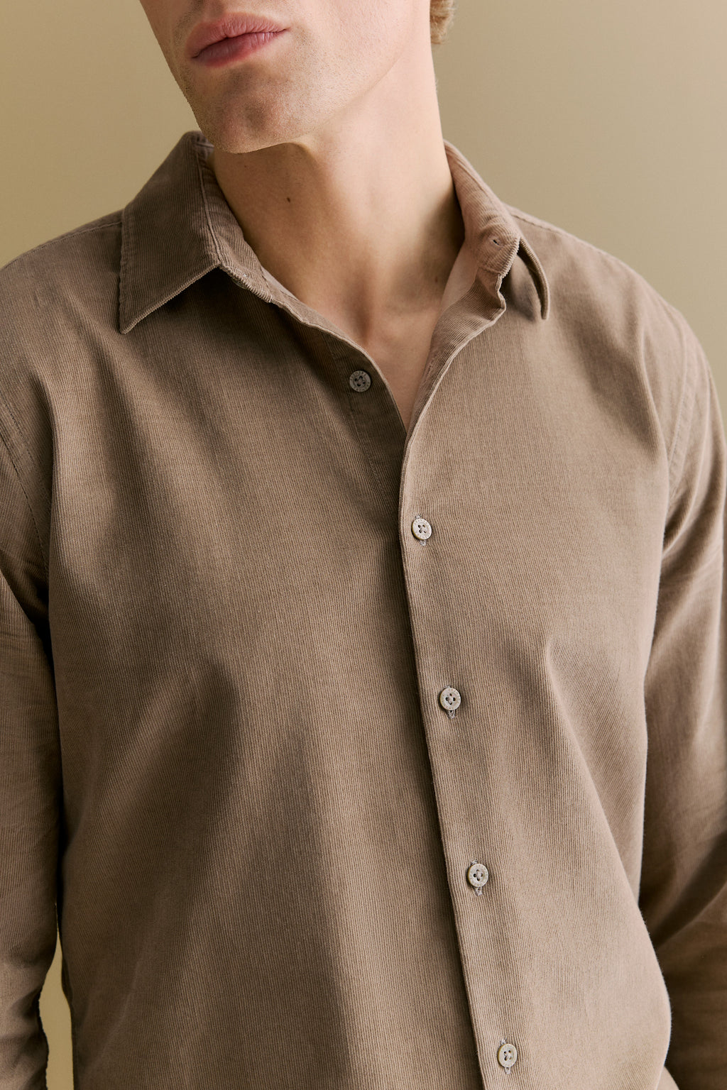 Regular Fit Featherwale Cord Shirt