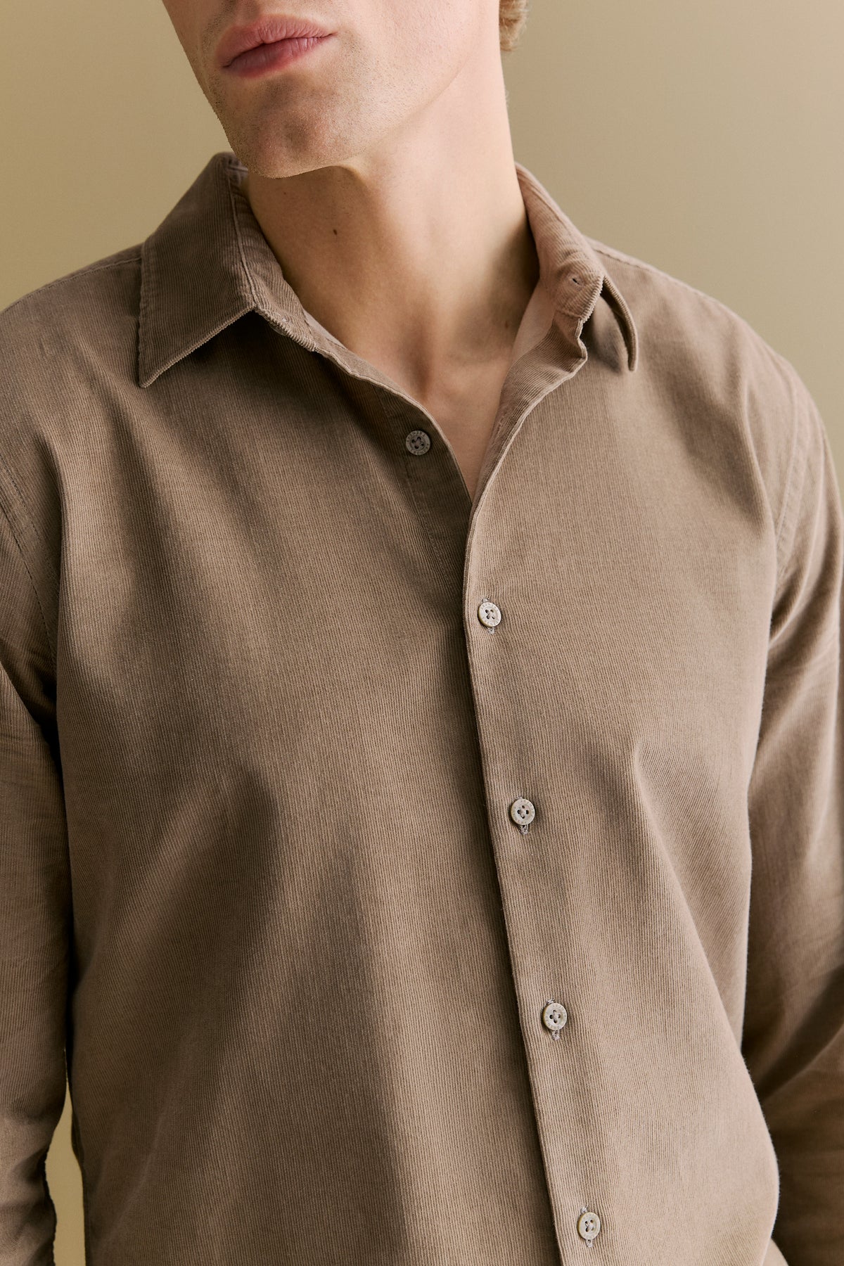 Regular Fit Featherwale Cord Shirt