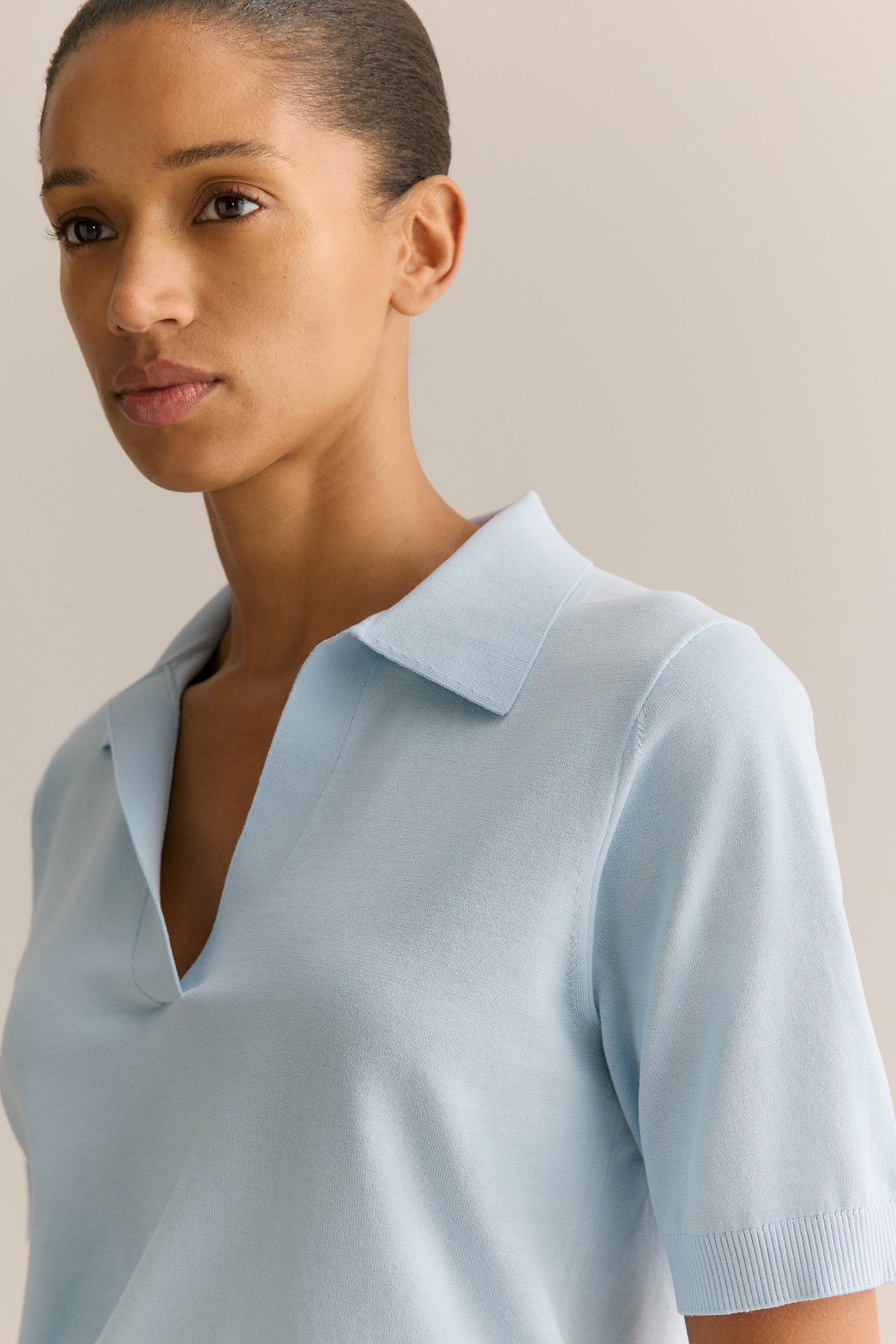 Mercerised Cotton Relaxed Polo