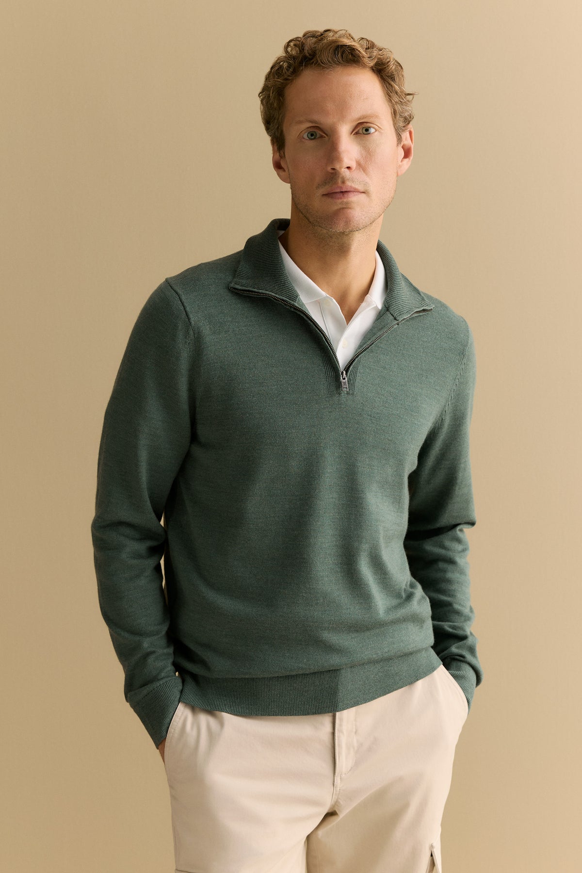 Merino Half Zip
