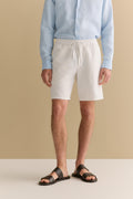 Linen Cotton Pull On Short