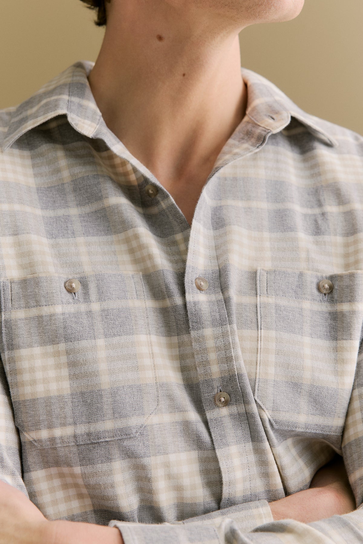 Regular Fit Jaspe Cotton Check Shirt