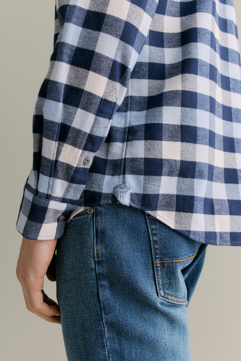 Regular Fit Brushed Buffalo Check Shirt