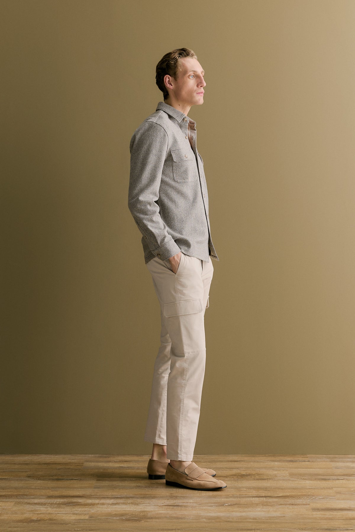 Puppytooth Jacquard Overshirt