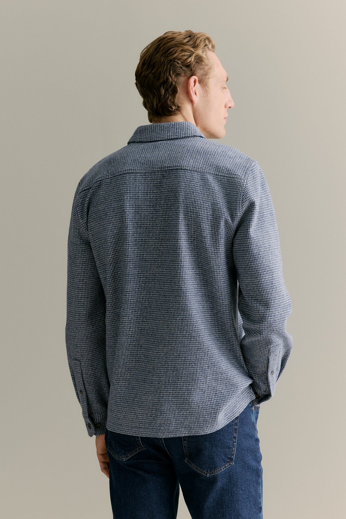 Puppytooth Jacquard Overshirt