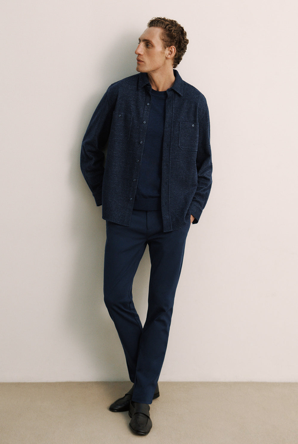 Cotton Ponte Blend Travel Pant