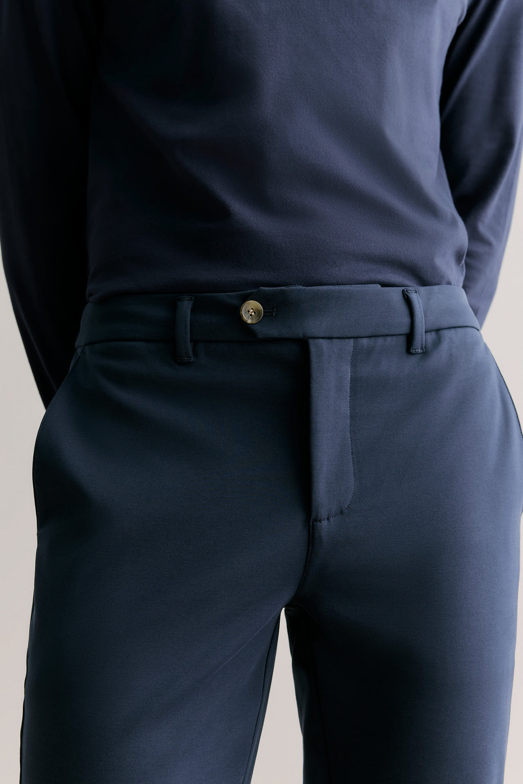Cotton Ponte Blend Travel Pant
