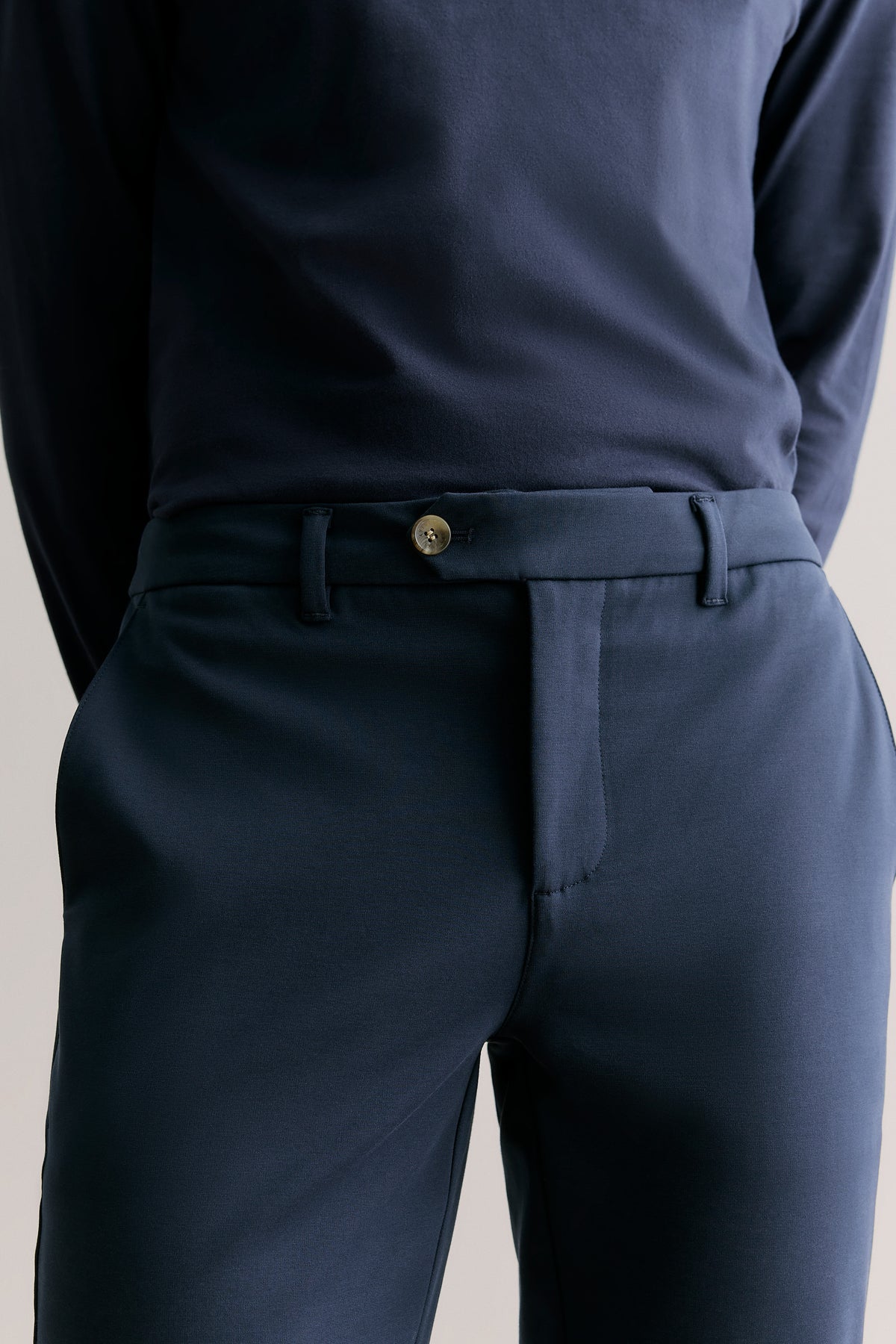 Cotton Ponte Blend Travel Pant