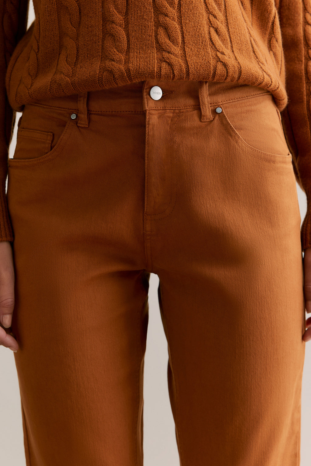 Garment Dyed Boyfriend Jean