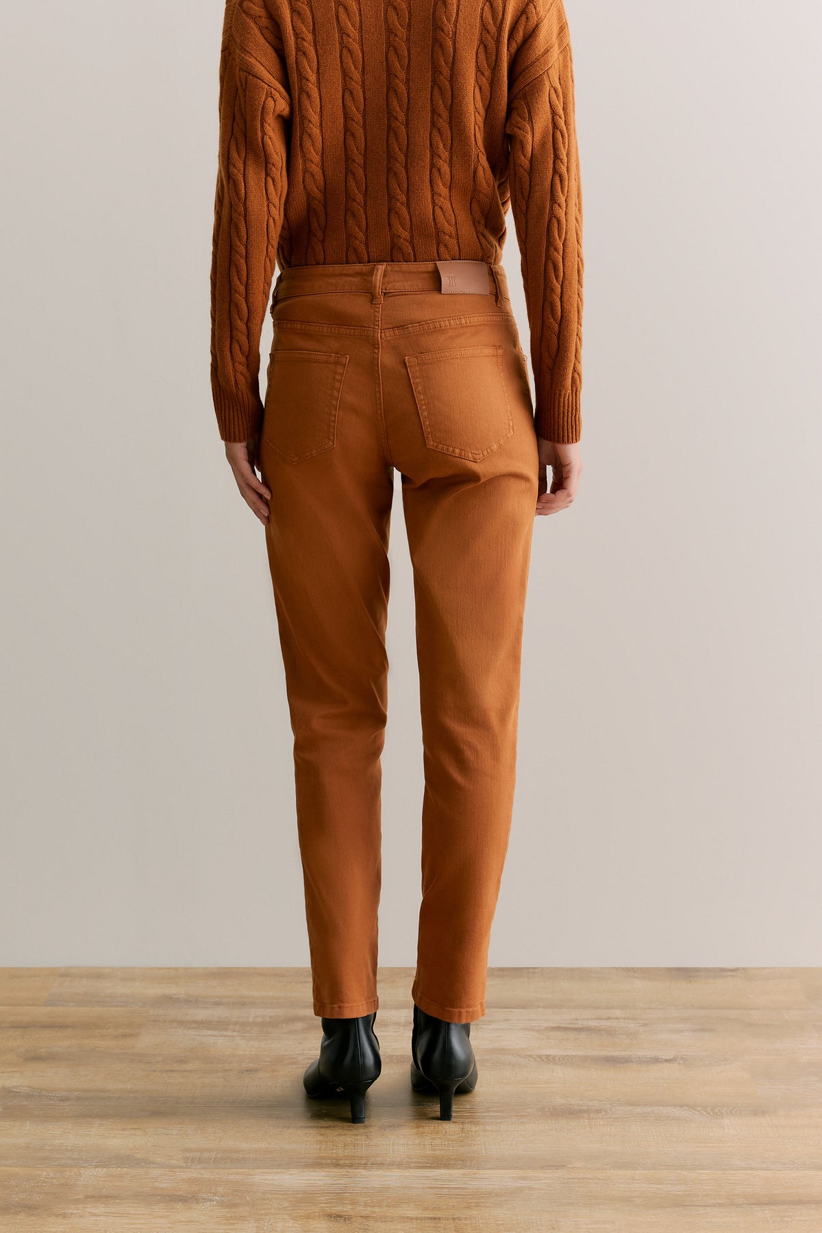 Garment Dyed Boyfriend Jean