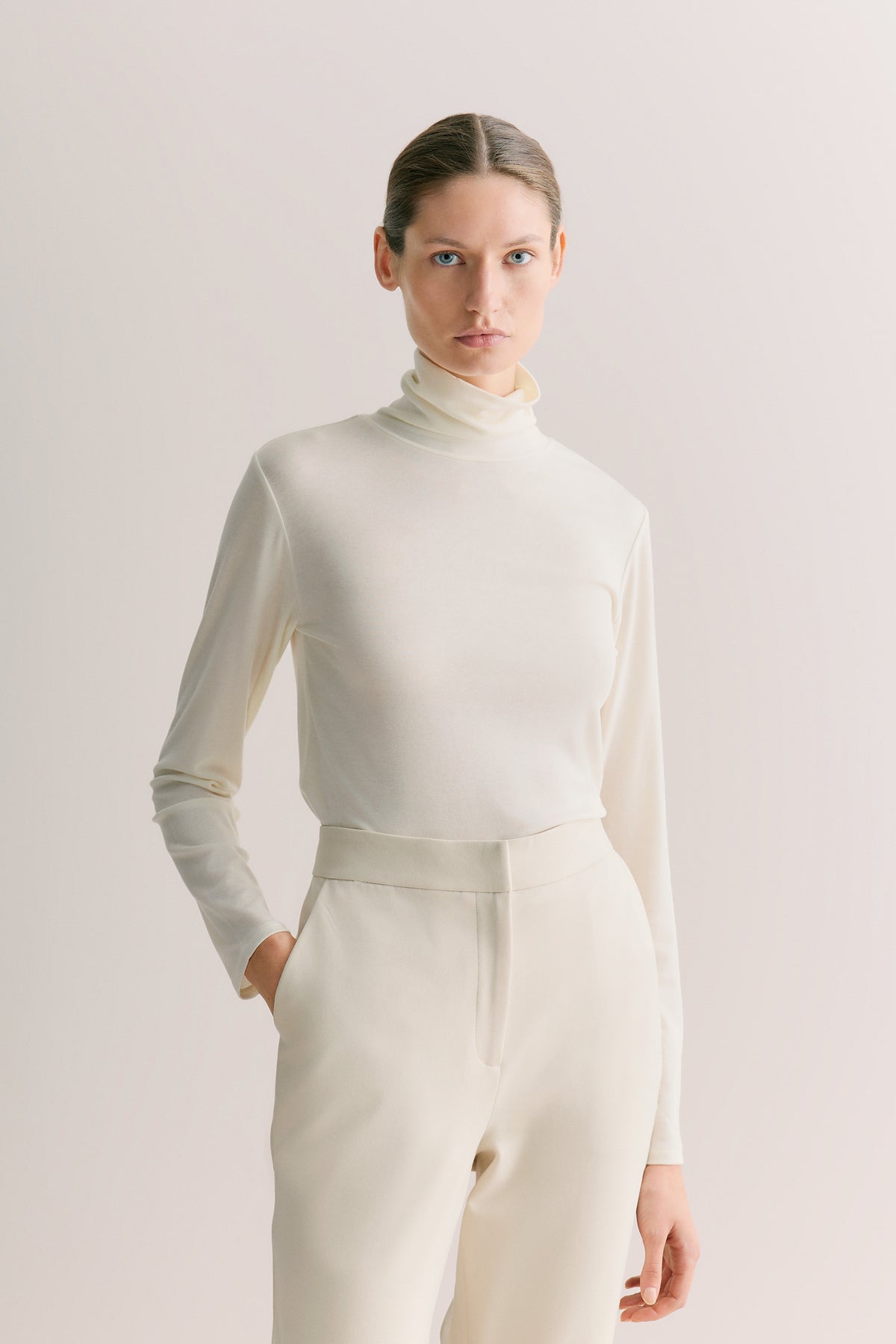 Fine Rib Rollneck