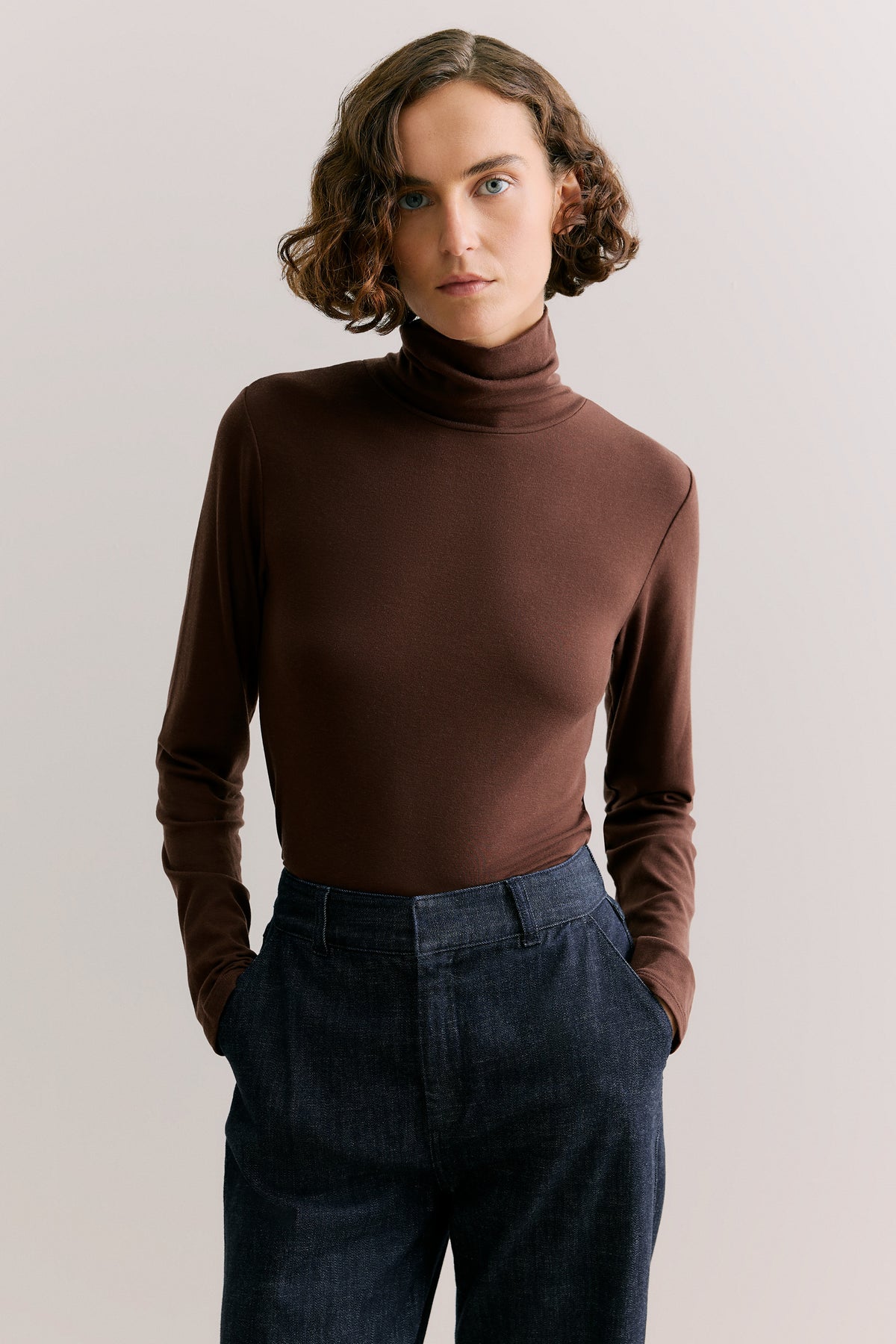 Fine Rib Rollneck