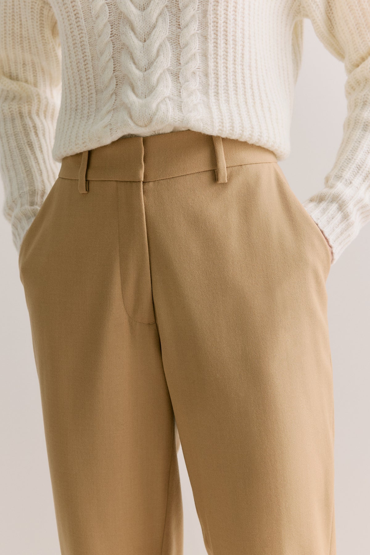 Brushed Wool Flannel Pant