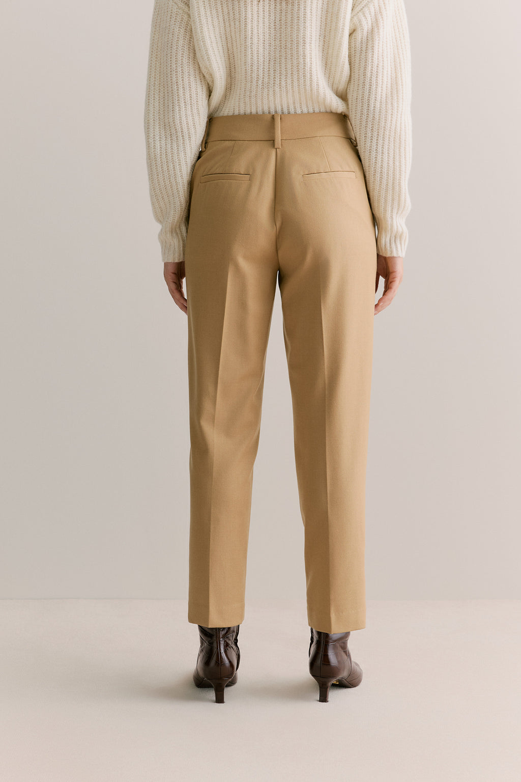 Brushed Wool Flannel Pant