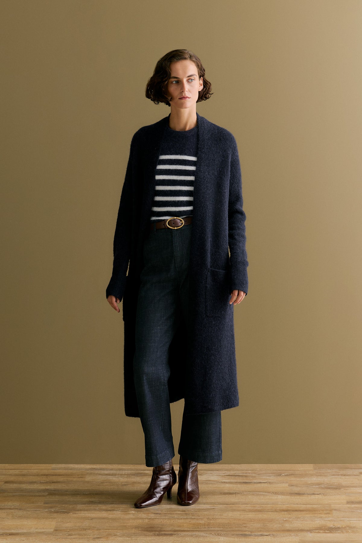 Alpaca Merino Blend Longline Cardigan