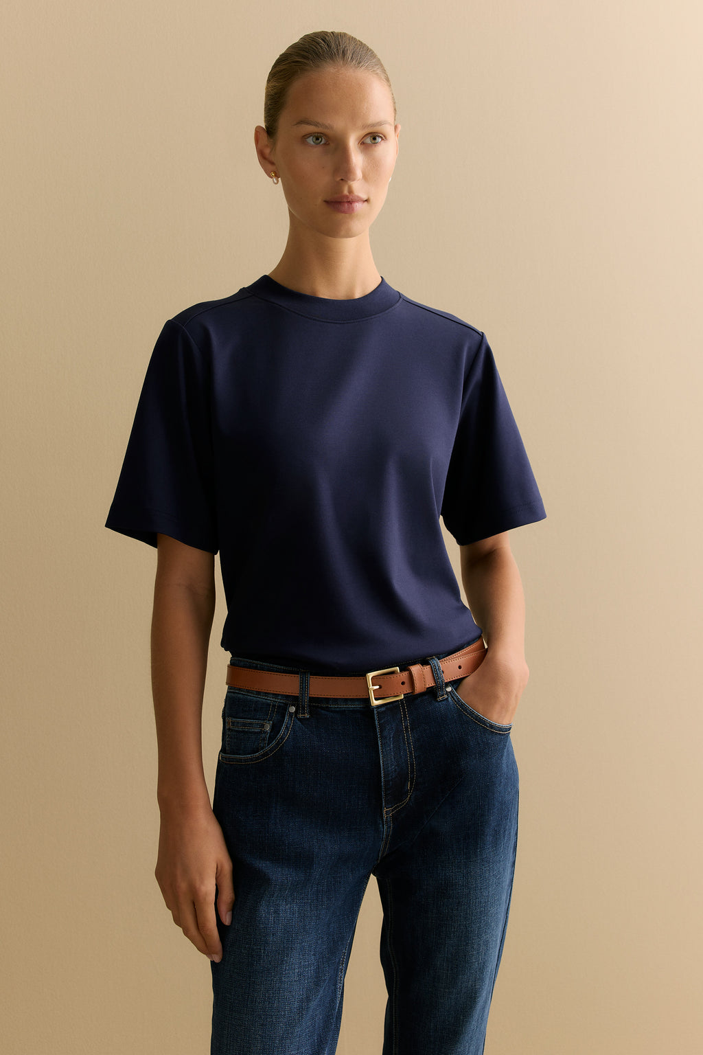 Cotton Modal Interlock T-Shirt